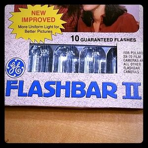 GE Flashbar II for Polaroid SX-70 Film Cameras